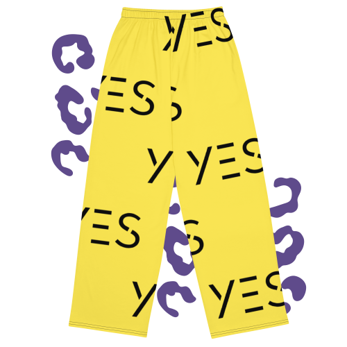 Pantalon large all over unisexe